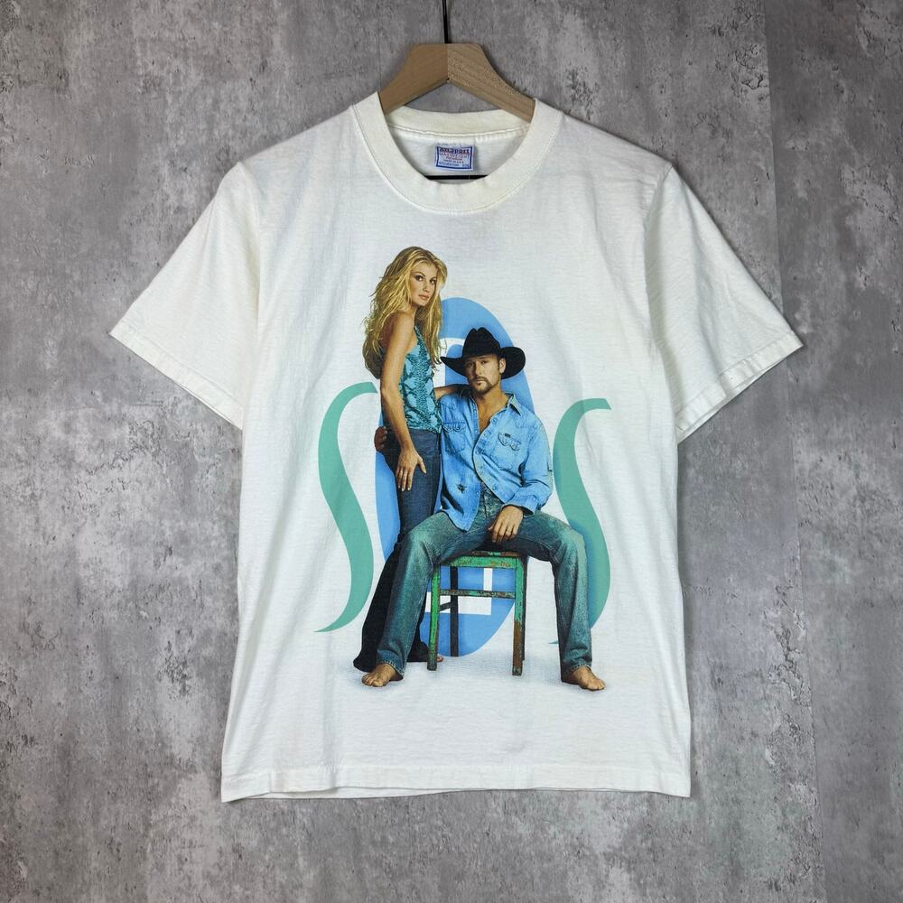 2000 Tim Mcgraw & Faith Hill Soul Soul Mens Tour Tee S